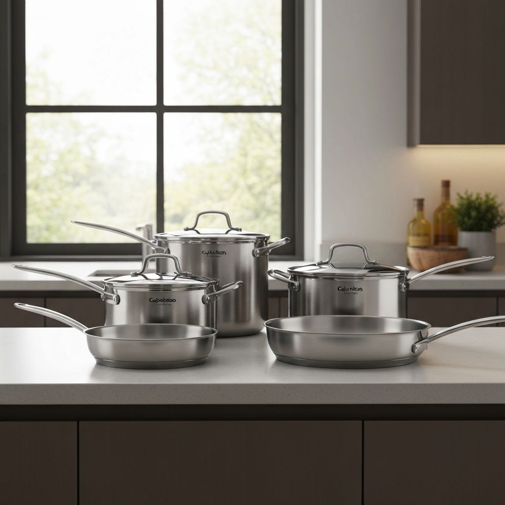 Calphalon Signature Series professional cookware with 5-ply construction
