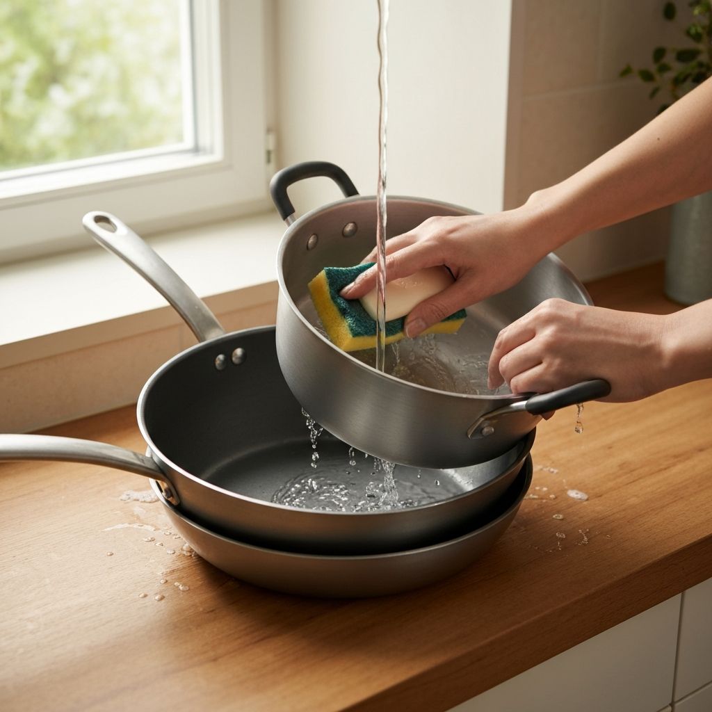 Caring for Calphalon hard-anodized cookware